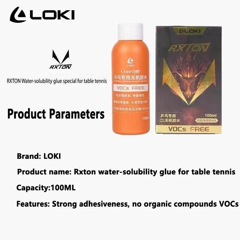 LOKI Waterbased Glue 100ml Wat - đánh giá và giá Table Tennis Games