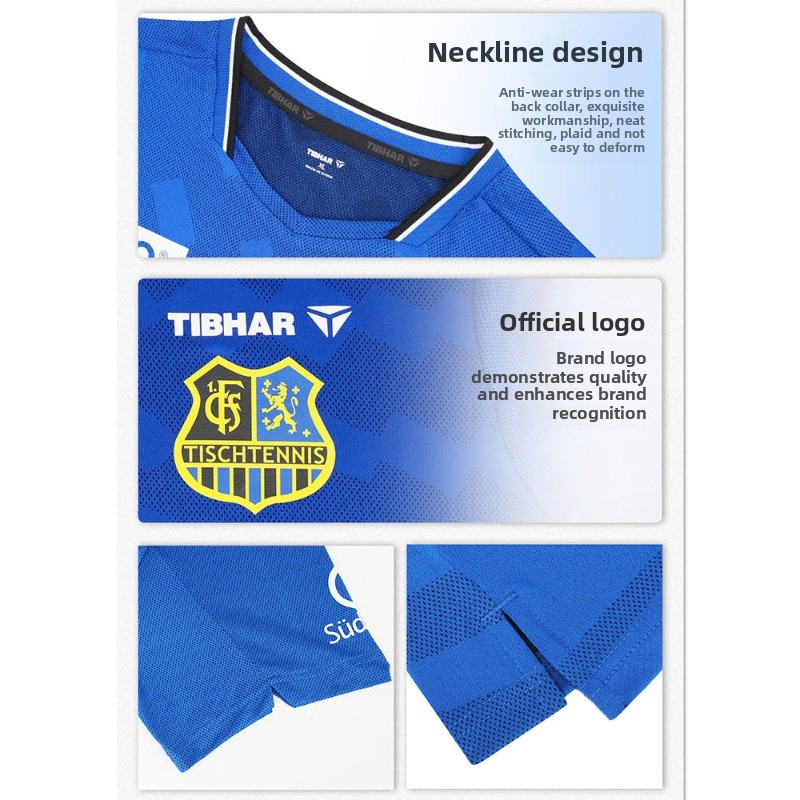 TIBHAR table tennis sportswear - đánh giá và giá Table Tennis China