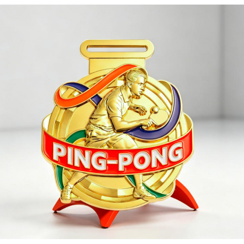 Huy chương bóng bàn tùy chỉnh  - đánh giá và giá Table Tennis Championships