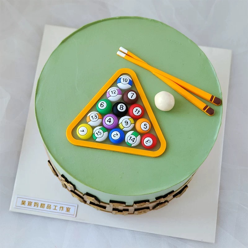 Billiard Cake Birthday Decorat - đánh giá và giá Table Tennis Games