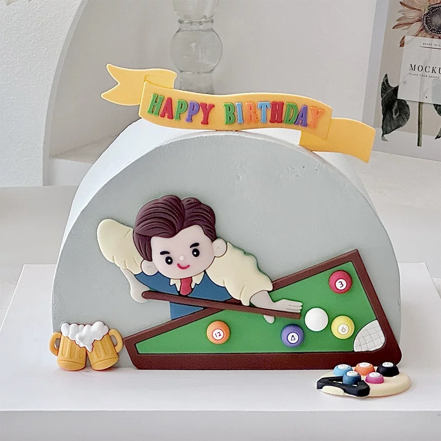Billiard Cake Birthday Decorat - đánh giá và giá Table Tennis Games